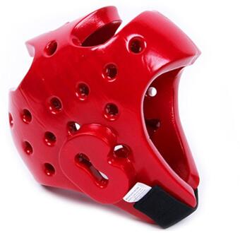 Volwassenen Kinderen Boksen Taekwondo Muay Thai Helm Head Protector Guard Training Gear Rood / L