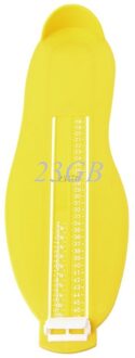 Volwassenen Voet Meten Apparaat Schoenen Maat Gauge Meten Ruler Tool Apparaat Helper 62KD geel