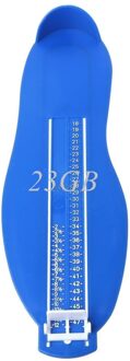 Volwassenen Voet Meten Apparaat Schoenen Maat Gauge Meten Ruler Tool Apparaat Helper blauw