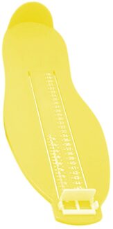 Volwassenen Voet Meten Apparaat Schoenen Maat Gauge Meten Ruler Tool Apparaat Helper Geel