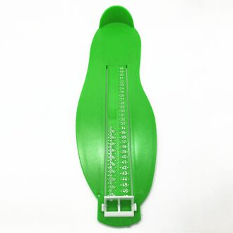 Volwassenen Voet Meten Apparaat Schoenen Maat Gauge Meten Ruler Tool Apparaat Helper Groen
