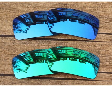 Vonxyz 2 Pairs Ijs Spiegel & Jade Spiegel Gepolariseerde Vervanging Lenzen voor-Oakley Gascan Frame