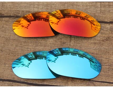 Vonxyz 2 Pairs Ijs Spiegel & Ruby Spiegel Polycarbonaat Vervanging Lenzen voor-Oakley Monster Dog Frame