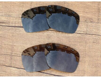 Vonxyz 2 Pairs Stealth Black & Brons Bruin Gepolariseerde Vervanging Lenzen voor-Oakley Dispatch 1 Frame