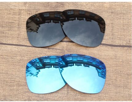 Vonxyz 2 Pairs Stealth Zwart & Ice Spiegel Polycarbonaat Vervanging Lenzen voor-Oakley Dispatch 2 Frame