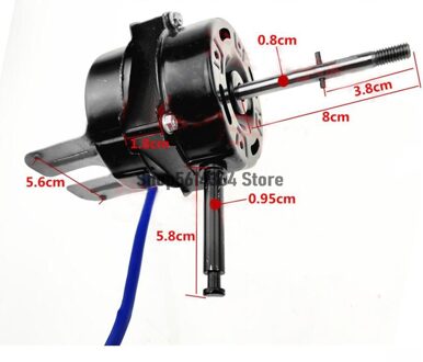 Voor 16 "400Mm Eenfase Uitlaat Elektrische Vloer Bureau Fan Ventilator Motor 220VAC 60W W Condensator FS40-Ft-40