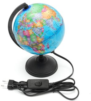 Voor 20Cm Globe Kaart Rotating Stand Met Led Licht Wereld Aarde Globe Kaart School Geografie Educatief levert