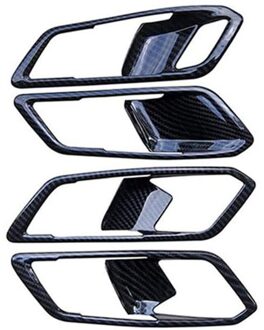 Voor 3 Serie G20 Auto Accessoires Carbon Fiber Binnendeur Handvat Pull Deurknop Kom Decoratie Cover Trim 4 Stuks