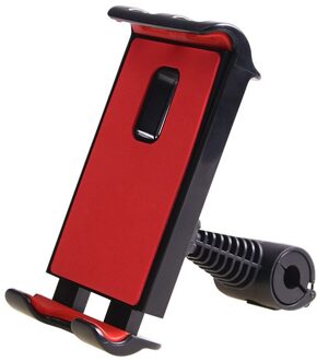 Voor 4-11 Inch Tablet Verstelbare Auto Tablet Stand Houder Voor Ipad Tablet Accessoires Universele Tablet Stand Autostoel terug Beugel Rood