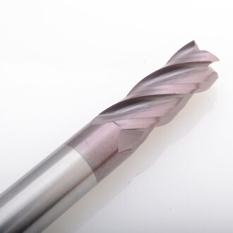 Voor 60HRC Gehard Staal 8Mm 10 Of 12Mm Cnc Frees Bit Solid Tungsten Carbide 4 Fluiten Flat vierkante End Mill Cutter 8Xd8x100L