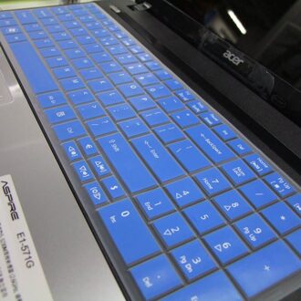 Voor Acer Aspire 5542 5740 5750 5810 7740 8950 G Gateway NV50A NV51 NV53A NV55C NV59 Siliconen Toetsenbord Cover blauw