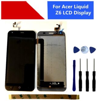 Voor Acer Liquid Z6 Lcd Touch Screen Digitizer Sensor Vergadering Compleet Vervanging Lcd Vloeibare Z6 Lcd zwart