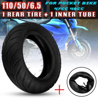 Voor Achter Band + Binnenband Kit Voor Mini Pocket Bike 90/65/6.5 110/50/6.5 Voor 47cc 49cc M8617 110 50-6.5