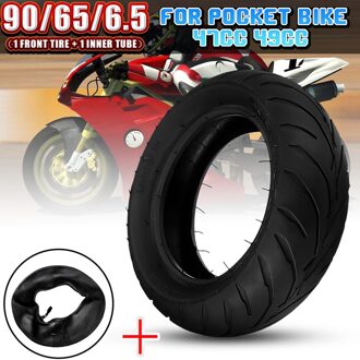 Voor Achter Band + Binnenband Kit Voor Mini Pocket Bike 90/65/6.5 110/50/6.5 Voor 47cc 49cc M8617 90 65-6.5