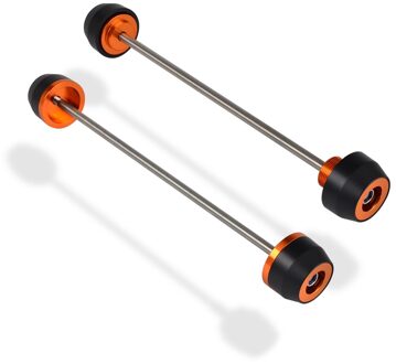 Voor Achteras Schuifwiel Vork Crash Protector Voor KTM 1290 Super Adventure S R 1190 1050 Adventure Oranje