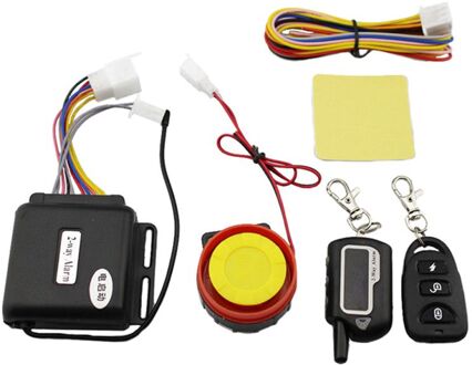 Voor Alle Motorfiets One-Way Alarm Systeem Afstandsbediening Trillingen Alarm Anti-Diefstal Bescherming Motorfiets Scooter Veiligheid