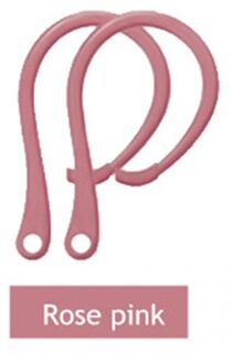 Voor Apple Airpods Pro 1 2 Oorhaak Sport Earing Houder Voor Airpod 1 2 Case Draadloze Blueteeth Oortelefoon Ear Tips accessoires roos roze