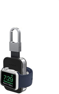 Voor Apple Horloge Magnetische Opladen Draagbare Draadloze Zakformaat Sleutelhanger Ingebouwde Power Bank, compatibel Met Apple 4 3 2 1