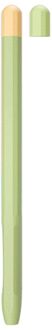 Voor Apple Potlood 2 Case Etui Tablet Touch Stylus Pen Beschermhoes Pouch Draagbare Zachte Siliconen Case groen