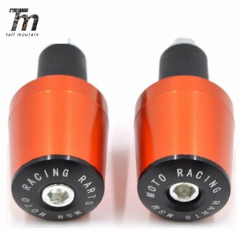 Voor Aprilia Rsv Mille R 1999-2003 2002 2001 2004 2005 2006 Motorfiets Stuur Grip Ends Gewichten Anti Vibratie silder Plug oranje