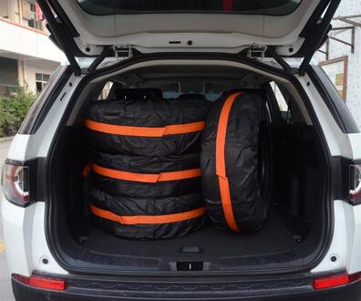 Voor Auto Oxford Doek 66Cm 4 Stuks Zomer Opvouwbare Reservewiel Covers Wiel En Banden Zakken Band Opslag Auto externe Accessoires