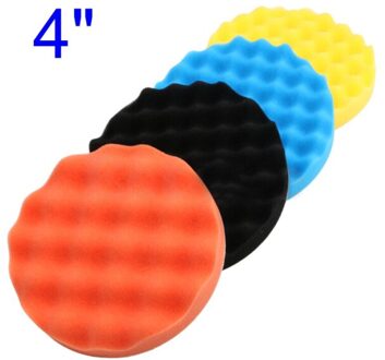 Voor Auto Polijsten Buffing Spons Kit Detaillering Polijsten 4 Stuks Buffing Duurzaam