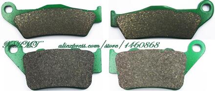 Voor Bajaj 200 Pulsar Ns Disc Remblokken Pil Voor Achter koolstof reeks 2 Pairs