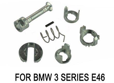 Voor Bmw 3 Serie E46 Deurslot, 7 In 1 Linker Of Rechter Deurslot Cilinder Vat Reparatie Kit 51217019975 Metalen Exterieur Onderdelen