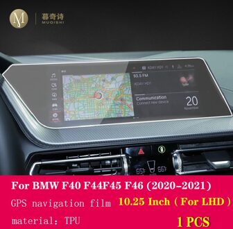 Voor Bmw F40 F44F45 F46 Serie 1 2 Auto Gps Navigatie Beschermende Film Lcd Screen Tpu Film screen Protector Anti-Kras 10.25 duim For LHD