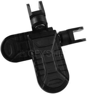 Voor Bmw R1150GS 1999 Tot 2004 R1100GS 1994-1999 R 1150 Gs Motorfiets Voetsteun Draaibare Rider Verstelbare Voetsteunen rust Driver zwart met adapter