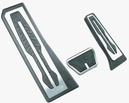 Voor Bmw X3 X4 F10 F11 F12 F06 F01 F02 Lhd Gas Rvs Plaat Op De Rem Brandstof Pedaal de Voetsteun Kussen 3stk