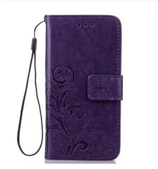 Voor Bq 5732L Aurora Se Case Bescherming Stand Stijl Pu Lederen Flip Silicone Cover Voor Bq 5732L Aurora Se telefoon Portemonnee Capa paars HZ