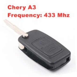 Voor Chery A3 Afstandsbediening Sleutel Zonder Transponder Chip 433Mhz