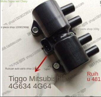 Voor Chery Oude A3 A5 Eastar Tiggo 481 484 Motor Ontsteking Hoge Spanning Spoel Mitsubishi 4G63 4G64