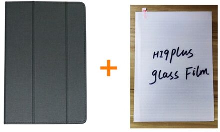 Voor Chuwi Hi9 Plus Case Stand Pu Leather Cover Voor Chuwi Hi9plus 10.8 "Tablet Pc Beschermhoes met zwart case add glass