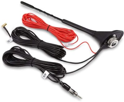 Voor Dab/Am/Fm Auto Antenne Set Radio Amplified Splitter 5M Kabel