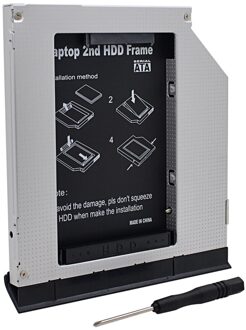 Voor Dell Latitude E6320 E6420 E6520 E6330 E6430 E6530 optibay Aluminium HDD caddy 9.5mm SATA 3.0 2.5 "SSD DVD HDD Case Adapter