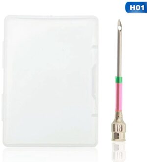 Voor Diy Cross Stich Borduurwerk Metalen Borduurwerk Stiksels Punch Naald 18 #20 # Handgemaakte Borduren Naaien Tool Met Doos 1Pc 01 nee.18