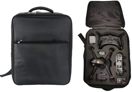 Voor Dji Fpv Combo Drone Tas Professtional Nylon Waterdichte Draagbare Opslag Zakken Carrying Travel Case Schouder Doos Rugzak zwart