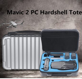 VOOR DJI MAVIC 2 Gewijd Handtas Drone Accessoires Opbergtas Bescherming Case PC Hard Shell Koffer Voor Mavic 2 Quadcopter Zilver
