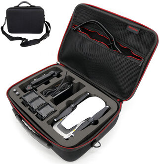 Voor Dji Mavic Drones Handtas Draagtas Eva Hard Shellportable Spark Doos Voor Dji Drone En Accessoires (4 Batterijen) opbergzakken