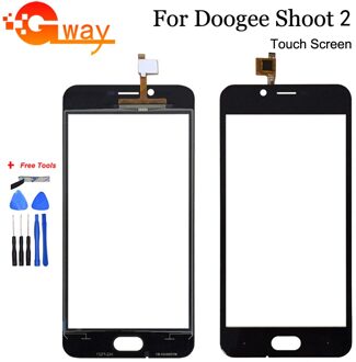 Voor Doogee Schieten 2 Touch Sensor Screen 5 Inch Perfecte Reparatie Onderdelen Touch Panel + Tools + Lijm Voor Doogee schieten 2 Mobiele Telefoon