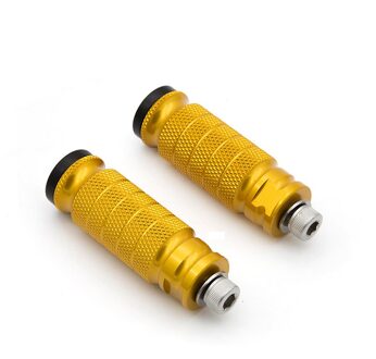 Voor Ducati Monster 1100 S Motorfiets Footpeg Pedaal Voetsteunen Voetsteunen Universal 8Mm Voet Peg Achter Set footpeg Pedalen goud