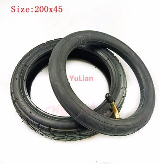 Voor E-Twow S2 Scooter 8 Inch Opgeblazen Banden Pneumatische Tyre200x45 Binnenband Band 8 "Scooter Rolstoel Air banden Inner en outer fetu