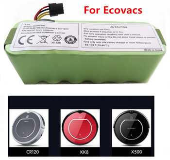 Voor Ecovacs CR120 Dibea Panda X500 X580 Kk8 Haier Vegen Robot 14.4 v 3500 mah NI-MH Oplaadbare Stofzuiger Batterij