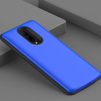 Voor Een Plus 7 Pro Batterij Case Externe Batterij Lader Case Cover Power Bank Voor Een Plus 7 Pro Batterij case blauw