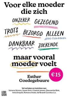 Voor elke moeder die -  Esther Goedegebuure (ISBN: 9789048877072)