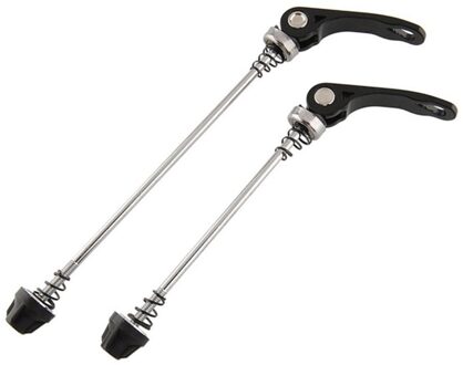 Voor En Achter Snelspanners Holle As Set Onderdelen Voor Mountainbike Racefiets Accessoires zwart