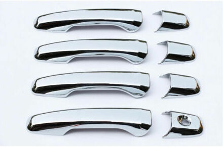 Voor Ford Explorer - Abs Chrome Side Deurgreep Cover Trim 8 Stuks Auto Modificatie Auto-onderdelen