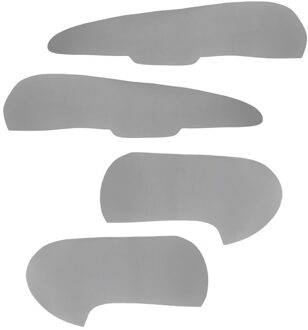 Voor Ford Focus 2005 2006 2007 4 Stuks Auto Interieur Deurklink Armsteun/Deuren Panel Microfiber Leather Cover decor 4x door panel grijs